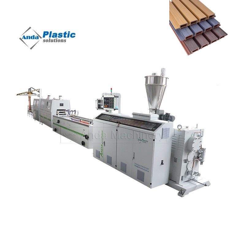 WPC louver panel production line, wpc fluted panel machine, wpc fluted panel making machine WPC louver panel production line, wpc fluted panel machine, wpc fluted panel making machine