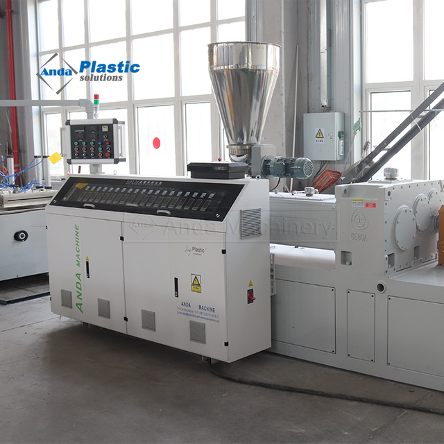 PVC Rain Gutter Profile Extrusion Line