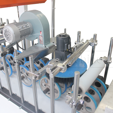 Saving Power Metal Cold Glue Wrapping Machine For Ceiling