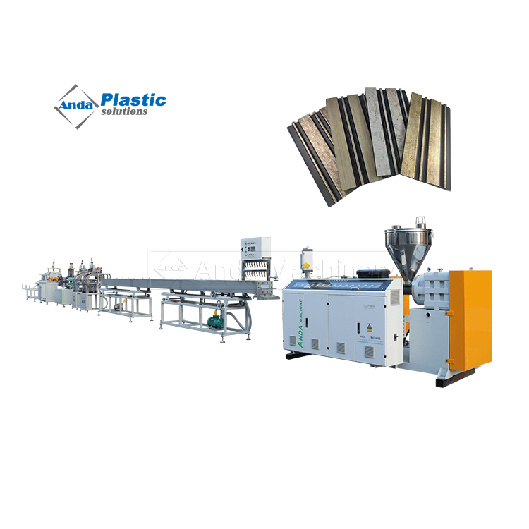 Charcoal Fluted Panel Making Machine Extrusion Line