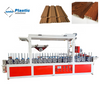 Saving Power Metal Cold Glue Wrapping Machine For Ceiling