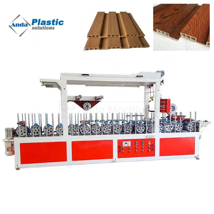 Saving Power Metal Cold Glue Wrapping Machine For Ceiling