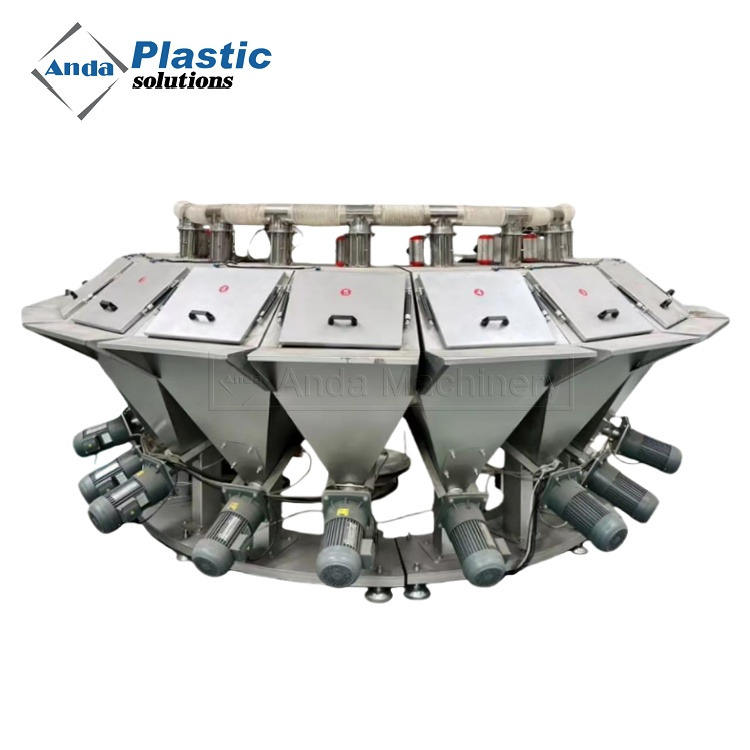 Plastic Additive Dosing Station,Additive Batching System,Multi-Component Weighing Blender