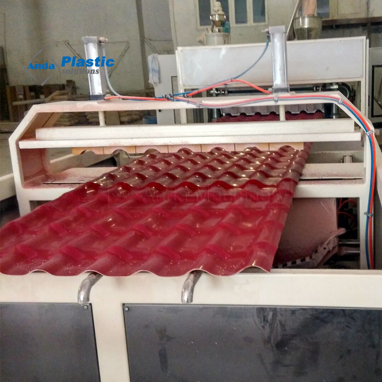 ASA Composited PVC Roofing Tile Produciton Line