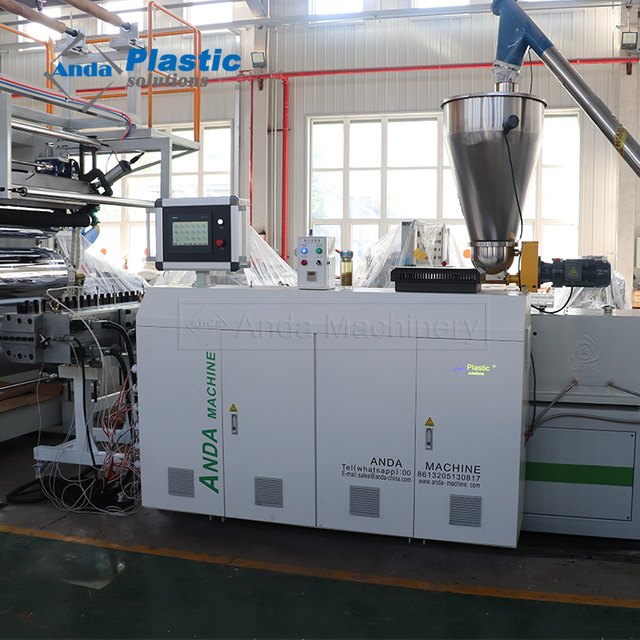PVC Carbon Crystal Plate Extrusion Line Making Machine