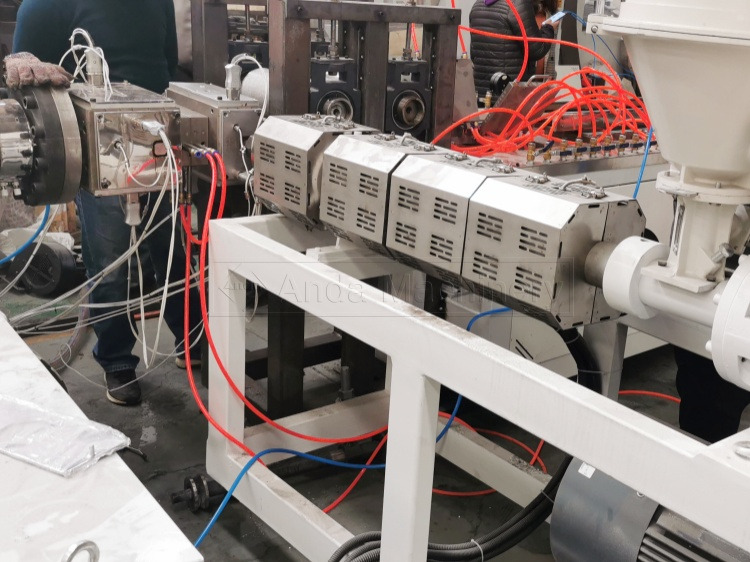 wpc line, wpc profile extrusion line, wpc profile extrusion machine