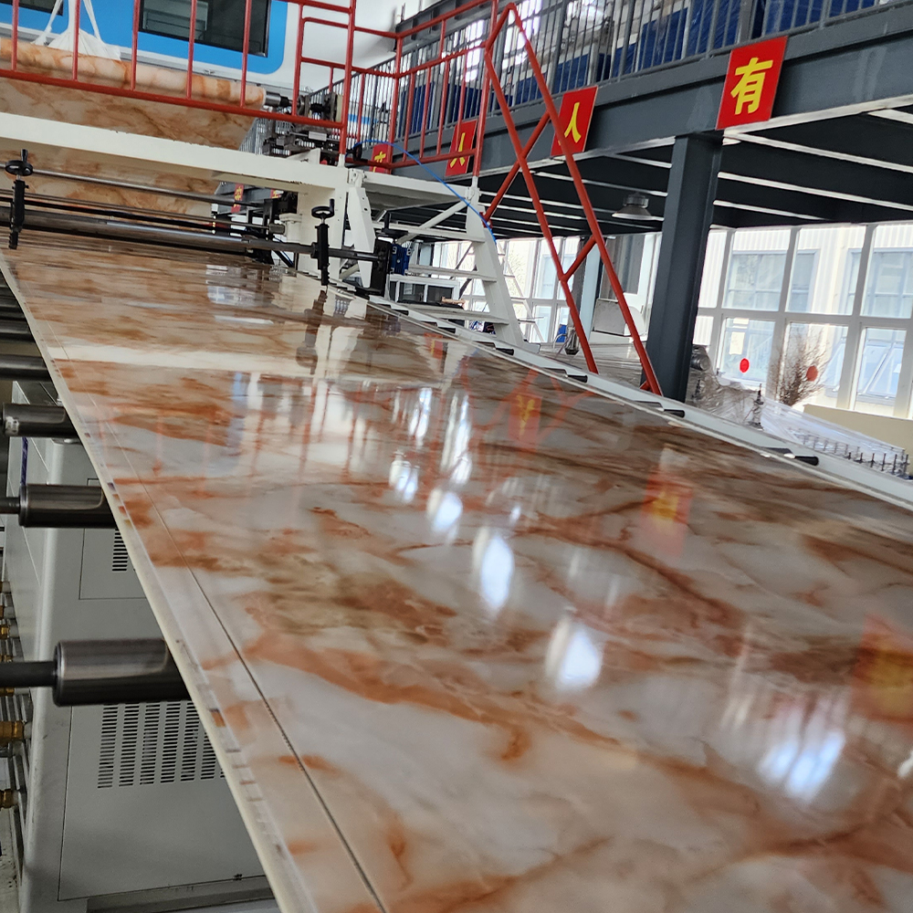 pvc marble sheet making machine