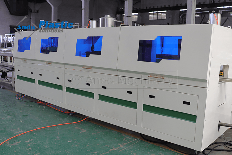 WPC Fluted Louvers Panel Machine