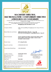 PVC grinding machine EMC Report