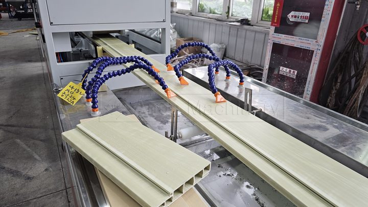 wpc door frame machine price
