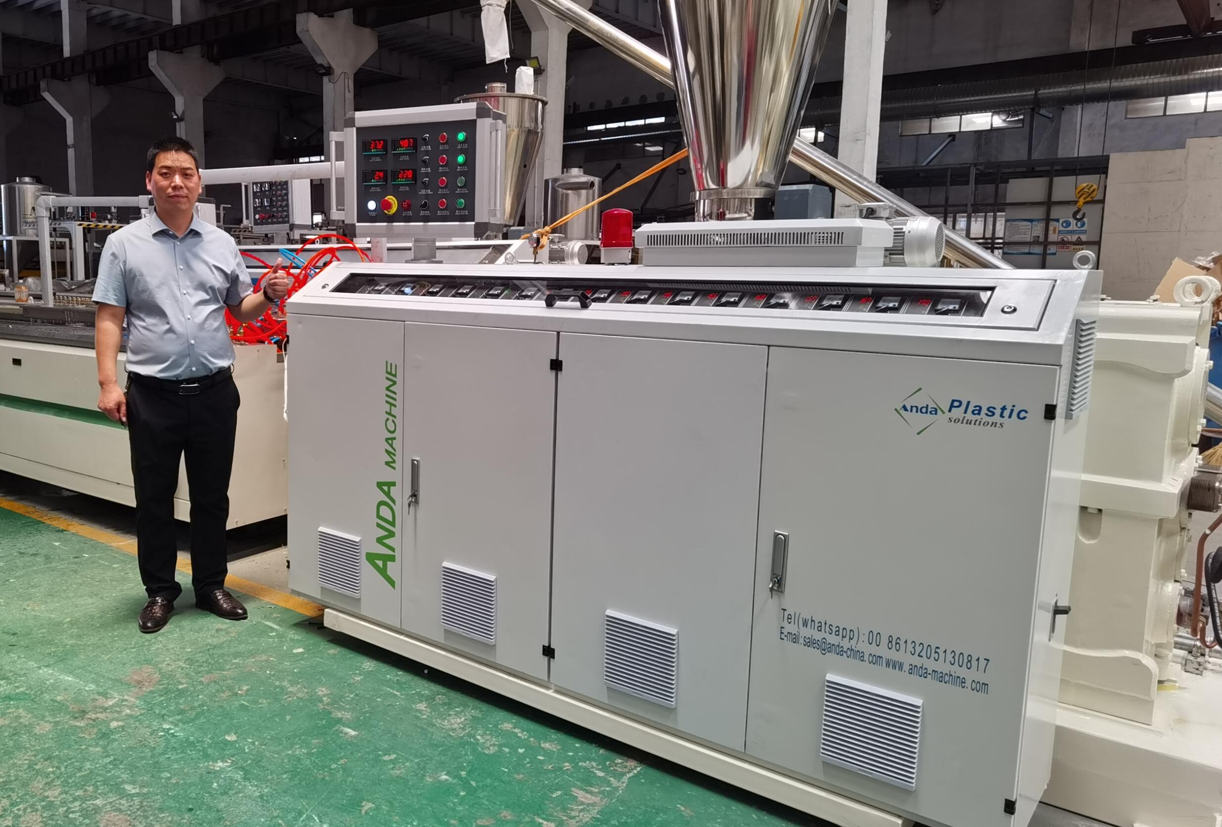 wpc door frame machine