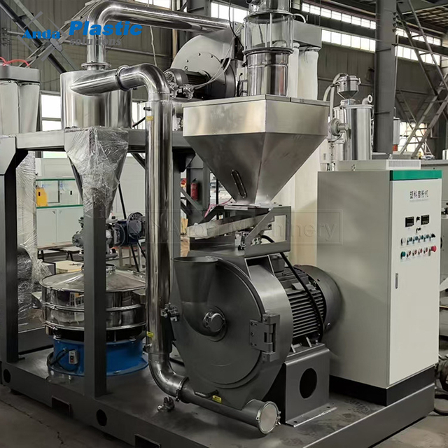 Anda Heavy Duty Energy Saving PVC Plastic Pulverizer Powder Grinder Machine