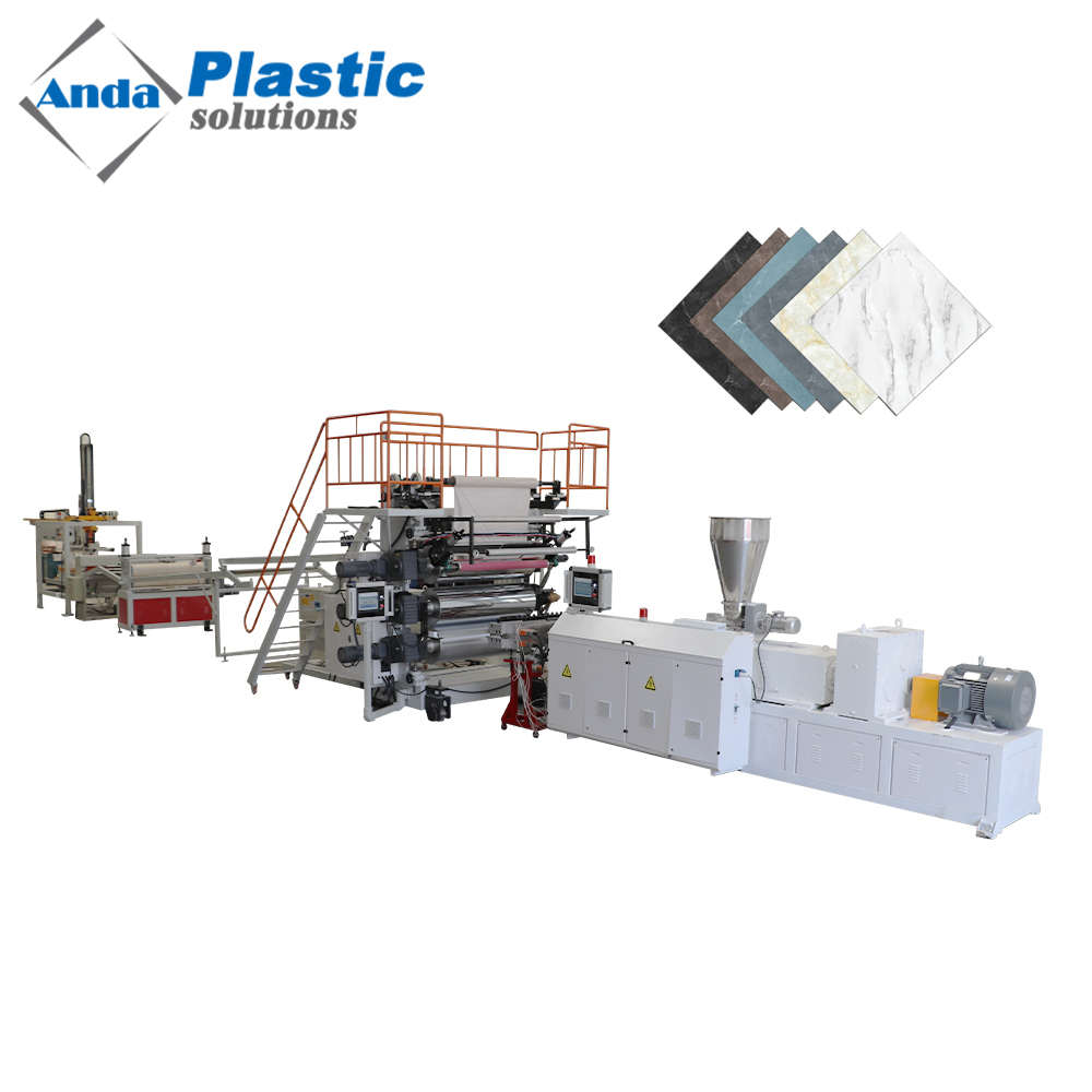 pvc marble sheet making machine