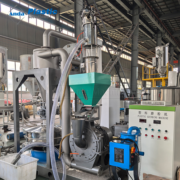 Anda Heavy Duty Energy Saving PVC Pulverizer Machine