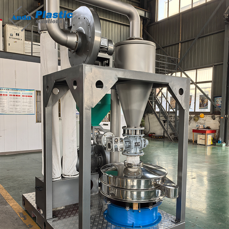 Anda Heavy Duty Energy Saving PVC Plastic Pulverizer Powder Grinder Machine
