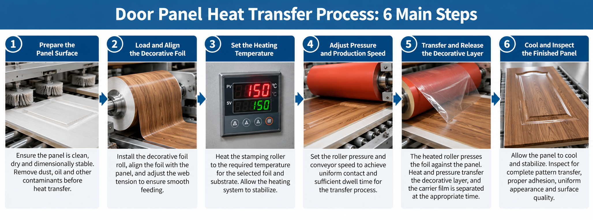 Door Panel Heat Transfer Process