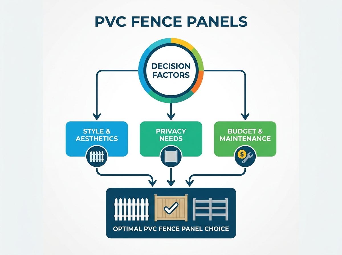 PVC fence panels evaluation and selection