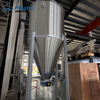 Stainless Steel Powder Storage Silo with Pneumatic Fluidizer