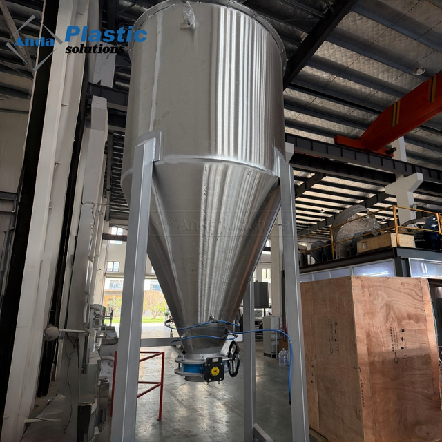 Stainless Steel Powder Storage Silo with Pneumatic Fluidizer
